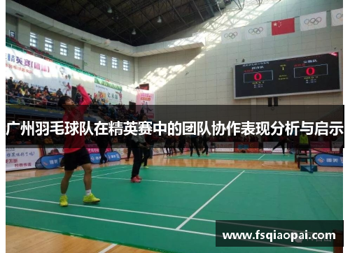 广州羽毛球队在精英赛中的团队协作表现分析与启示